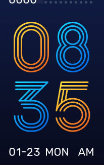 华米跃我Amazfit X 手表表盘