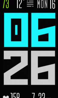 华米跃我Amazfit Band 7 手表表盘