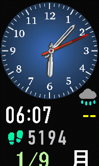 华米跃我Amazfit Band 7 手表表盘