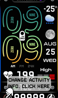 华米跃我Amazfit Band 7 手表表盘