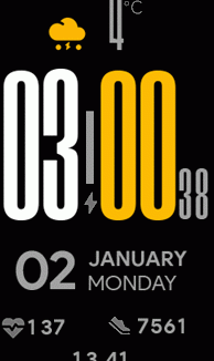 华米跃我Amazfit Band 7 手表表盘