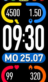 华米跃我Amazfit Band 7 手表表盘