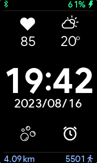 华米跃我Amazfit Band 7 手表表盘