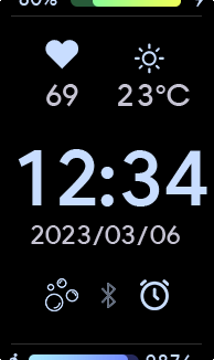华米跃我Amazfit Band 7 手表表盘