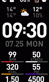 华米跃我Amazfit Band 7 手表表盘