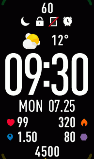 华米跃我Amazfit Band 7 手表表盘