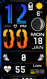 华米跃我Amazfit Band 7 手表表盘