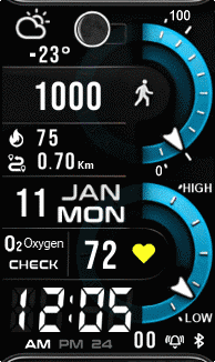 华米跃我Amazfit Band 7 手表表盘