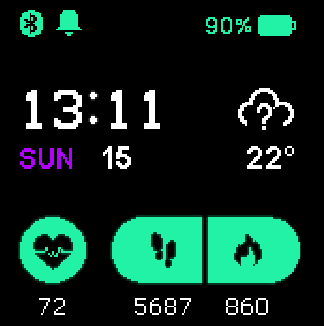 华米跃我Amazfit Bip手表表盘