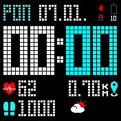 华米跃我Amazfit Bip手表表盘