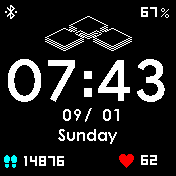 华米跃我Amazfit Bip手表表盘