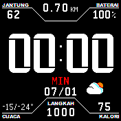 华米跃我Amazfit Bip手表表盘