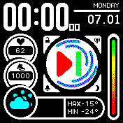 华米跃我Amazfit Bip手表表盘
