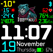 华米跃我Amazfit Bip手表表盘