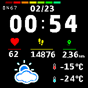 华米跃我Amazfit Bip手表表盘