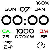 华米跃我Amazfit Bip手表表盘