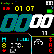 华米跃我Amazfit Bip手表表盘