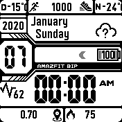 华米跃我Amazfit Bip手表表盘