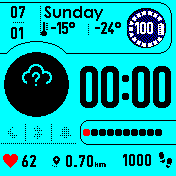 华米跃我Amazfit Bip手表表盘