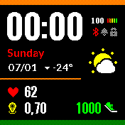 华米跃我Amazfit Bip手表表盘