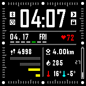 华米跃我Amazfit Bip手表表盘