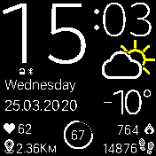 华米跃我Amazfit Bip手表表盘
