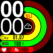 华米跃我Amazfit Bip手表表盘