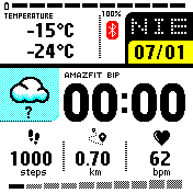 华米跃我Amazfit Bip手表表盘