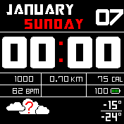 华米跃我Amazfit Bip手表表盘