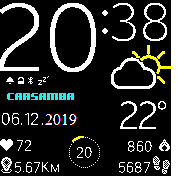 华米跃我Amazfit Bip手表表盘