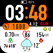 华米跃我Amazfit Bip手表表盘