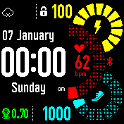 华米跃我Amazfit Bip手表表盘