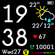华米跃我Amazfit Bip手表表盘