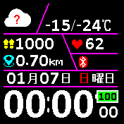华米跃我Amazfit Bip手表表盘