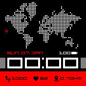 华米跃我Amazfit Bip手表表盘
