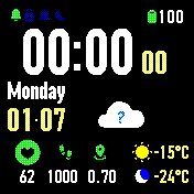 华米跃我Amazfit Bip手表表盘