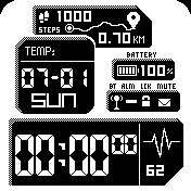 华米跃我Amazfit Bip手表表盘