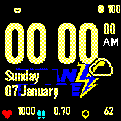 华米跃我Amazfit Bip手表表盘