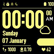 华米跃我Amazfit Bip手表表盘