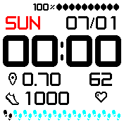 华米跃我Amazfit Bip手表表盘