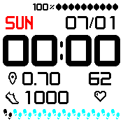 华米跃我Amazfit Bip手表表盘