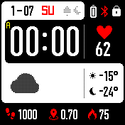 华米跃我Amazfit Bip手表表盘