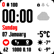 华米跃我Amazfit Bip手表表盘