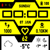华米跃我Amazfit Bip手表表盘