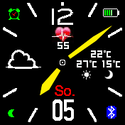 华米跃我Amazfit Bip手表表盘