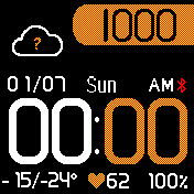 华米跃我Amazfit Bip手表表盘