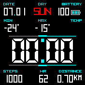 华米跃我Amazfit Bip手表表盘
