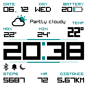 华米跃我Amazfit Bip手表表盘