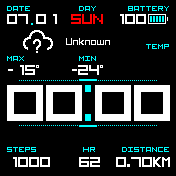 华米跃我Amazfit Bip手表表盘