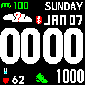 华米跃我Amazfit Bip手表表盘